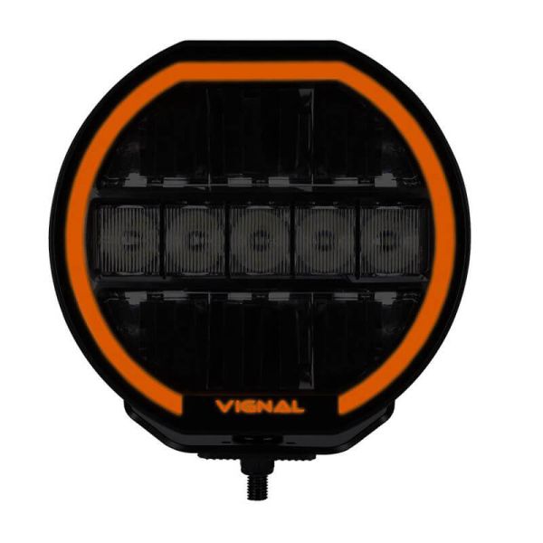 Faro LED Largo Alcance 7" Homologado Ambar, Posición y Largo Alcance Potente y Resistente para Vehículos Homologación A y HR R10