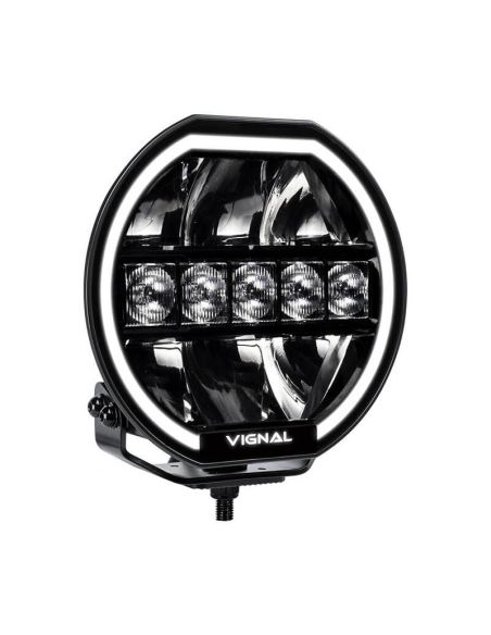 Phare LED Longue Portée 7" Homologué Ambre, Position et Longue Portée Puissant et Résistant pour Véhicules Homologation A et HR 