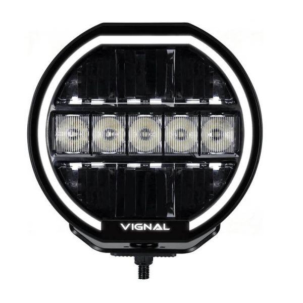 Faro LED Largo Alcance 7" Homologado Ambar, Posición y Largo Alcance Potente y Resistente para Vehículos Homologación A y HR R10