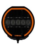 Luz de Conducción LED Auxiliar VIGNAL 9" 144W – Iluminación Potente Posición Blanca, Luz Ambar + Largo Alcance A y HR