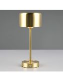 Lámpara Sobremesa LED JEFF Táctil Bronce Recargable USB-C 3000K | LeonLeds