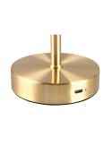 Lámpara Sobremesa LED JEFF Táctil Bronce Recargable USB-C 3000K | LeonLeds