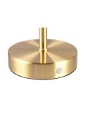 Lámpara Sobremesa LED JEFF Táctil Bronce Recargable USB-C 3000K | LeonLeds