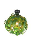 Plafonnier LEAVY Style Plante Ø38cm 1xE27 max. 28W | LeonLeds