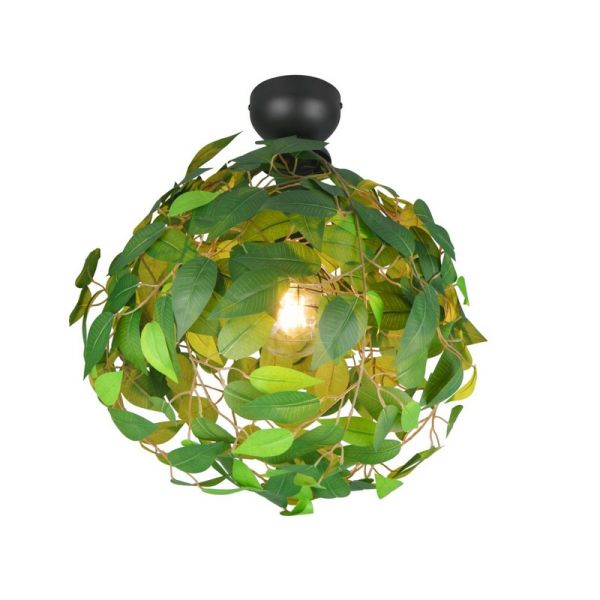 Candeeiro de teto estilo planta LEAVY Ø38cm 1xE27 máx. 28W | LeonLeds