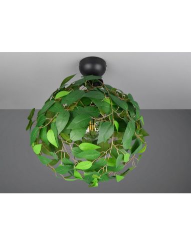 Plafón Techo Estilo Planta LEAVY Ø38cm 1xE27 max. 28W | LeonLeds