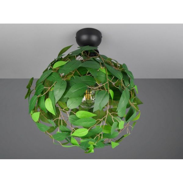 Plafonnier LEAVY Style Plante Ø38cm 1xE27 max. 28W | LeonLeds