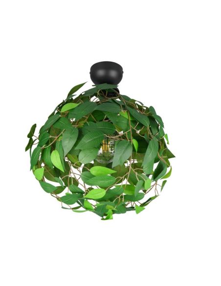 Plafonnier LEAVY Style Plante Ø38cm 1xE27 max. 28W | LeonLeds