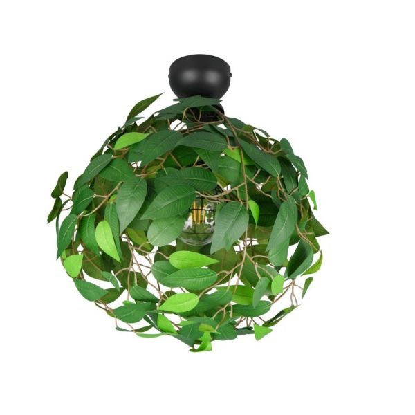 Candeeiro de teto estilo planta LEAVY Ø38cm 1xE27 máx. 28W | LeonLeds