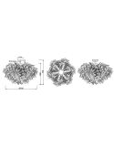 Plafón Techo Hojas de Planta LEAVY Ø70cm 3xE14 max. 28W | LeonLeds