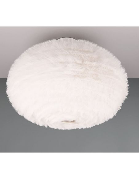 Candeeiro de teto fofo FURRY Ø50cm 2xE27 máx. 10W | LeonLeds