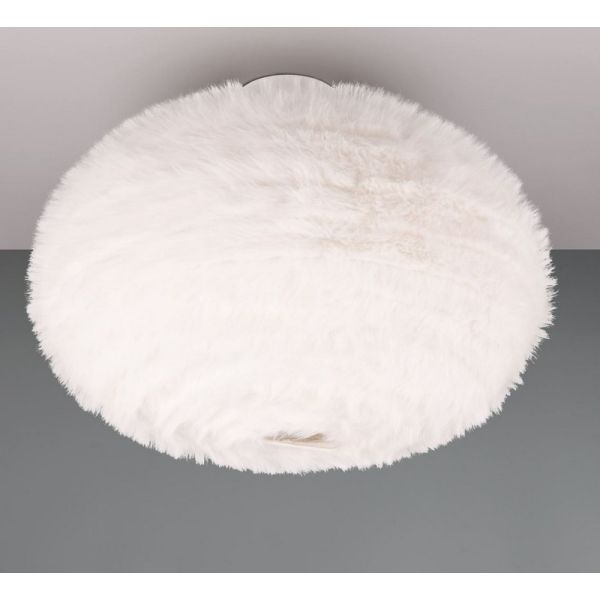 Plafón Techo FURRY Esponjoso Ø50cm 2xE27 max. 10W | LeonLeds