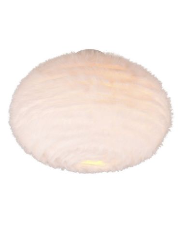 Plafón Techo FURRY Esponjoso Ø50cm 2xE27 max. 10W | LeonLeds