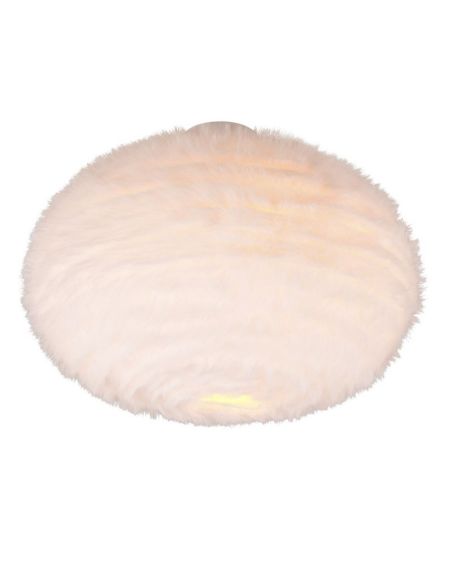 Candeeiro de teto fofo FURRY Ø50cm 2xE27 máx. 10W | LeonLeds