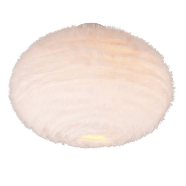 Plafón Techo FURRY Esponjoso Ø50cm 2xE27 max. 10W | LeonLeds