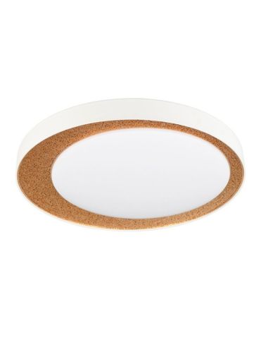 Plafón LED ALETA Ø45cm Regulable Luz Nocturna 24W | LeonLeds