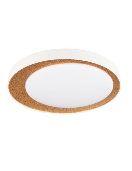 Plafón LED ALETA Ø45cm Regulable Luz Nocturna 24W | LeonLeds