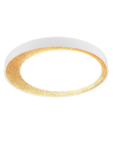 Plafón LED ALETA Ø45cm Regulable Luz Nocturna 24W | LeonLeds