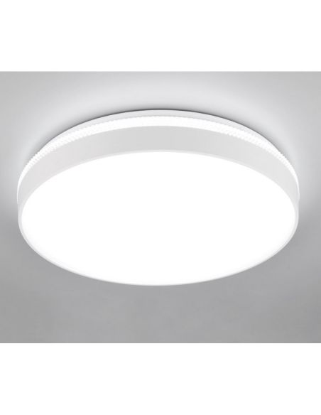Plafon LED SPACY Ø47cm Luz Noturna Regulável 33W | LeonLeds