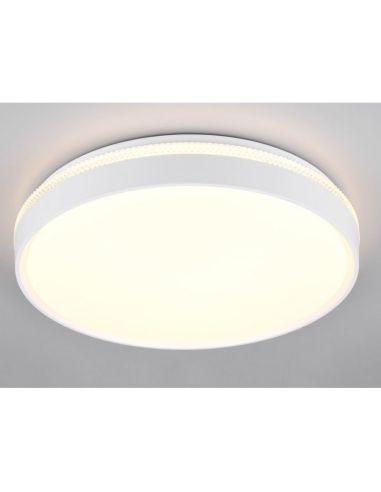 Plafonnier LED SPACY Ø47cm 33W Veilleuse à intensité variable | LeonLeds