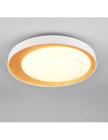 Plafón LED ALETA Ø45cm Regulable Luz Nocturna 24W | LeonLeds