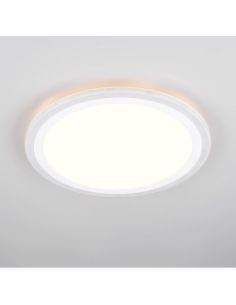 Plafonnier LED CORA Ø32cm 11W et 1,2W Lumière Indépendante | LeonLeds 2