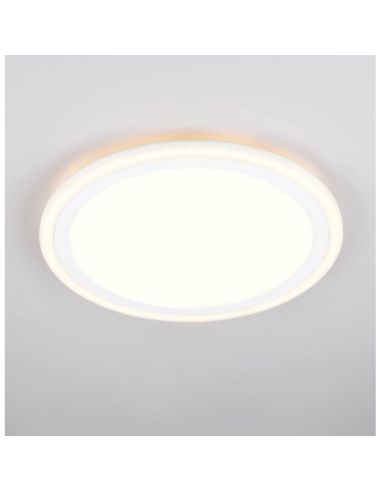 Plafón LED Techo CORA Ø32cm 11W y 1,2W Luz Independiente | LeonLeds