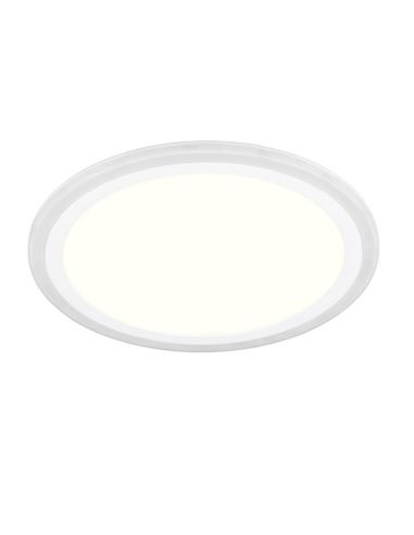Plafón LED Techo CORA Ø32cm 11W y 1,2W Luz Independiente | LeonLeds