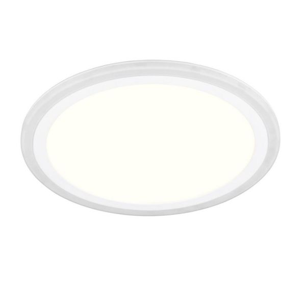Plafonnier LED CORA Ø32cm 11W et 1,2W Lumière Indépendante | LeonLeds