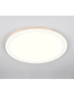 Plafón LED Techo CORA Ø45cm 16W y 1,5W Luz Independiente | LeonLeds 2