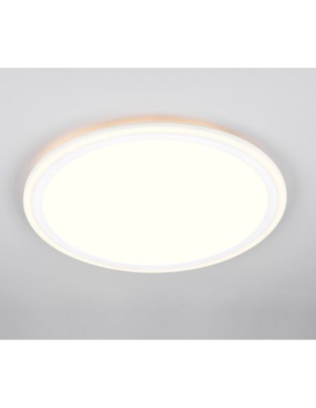 Plafón LED Techo CORA Ø45cm 16W y 1,5W Luz Independiente | LeonLeds