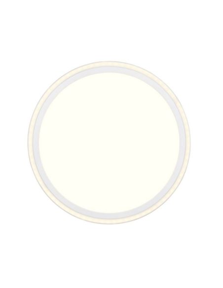 Plafonnier LED CORA Ø45cm 16W et 1,5W Lumière Indépendante | LeonLeds