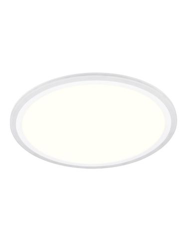 Plafonnier LED CORA Ø45cm 16W et 1,5W Lumière Indépendante | LeonLeds