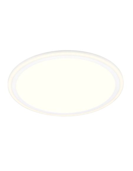 Plafonnier LED CORA Ø45cm 16W et 1,5W Lumière Indépendante | LeonLeds