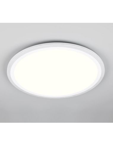Plafonnier LED CORA Ø45cm 16W et 1,5W Lumière Indépendante | LeonLeds
