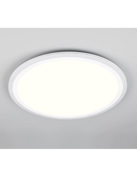 Plafonnier LED CORA Ø45cm 16W et 1,5W Lumière Indépendante | LeonLeds