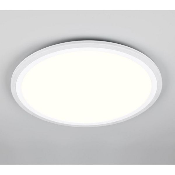 Plafonnier LED CORA Ø45cm 16W et 1,5W Lumière Indépendante | LeonLeds