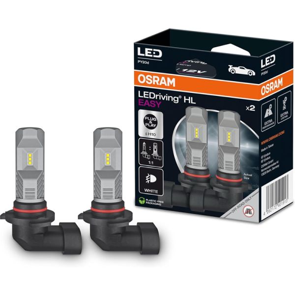 Bombillas LED H10 12V LEDriving HL Easy Plug&Play 9145DWESY-2HB Pack 2Unds. Osram No ECE Osram