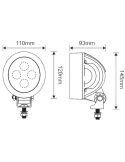 Medida Luz de Trabajo LED 40W 4500 lm para John Deere
