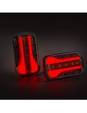 Feu arrière LED Néon Compact FT-350 – 3 Fonctions pour Remorques et Véhicules Agricoles 12V-36V Fristom