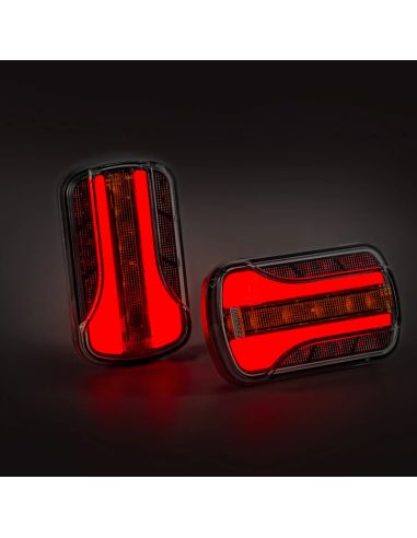 Feu arrière LED Néon Compact FT-350 – 3 Fonctions pour Remorques et Véhicules Agricoles 12V-36V Fristom