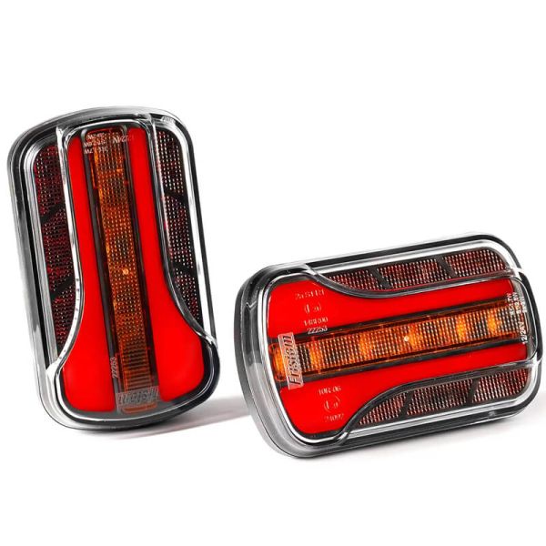 Luz Trasera LED Neon FT-350 Compacta – 3 Funciones para Remolques y Vehículos Agrícolas 12V-36V Fristom