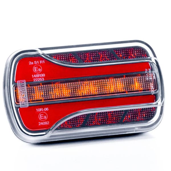 Luz Trasera LED Neon FT-350 Compacta – 3 Funciones para Remolques y Vehículos Agrícolas 12V-36V Fristom