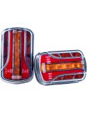 Luz Trasera LED Neon FT-350 Compacta – 3 Funciones para Remolques y Vehículos Agrícolas 12V-36V Fristom