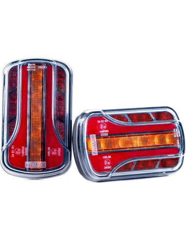 Feu arrière LED Néon Compact FT-350 – 3 Fonctions pour Remorques et Véhicules Agricoles 12V-36V Fristom