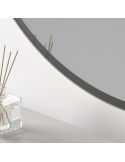 Espejo LED Redondo PÓPULO 120x95cm Negro Triple Touch CCT | LeonLeds