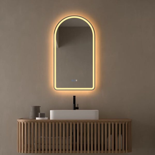Espejo LED ACUEDUCTO Luz Frontal y Retroiluminada | LeonLeds