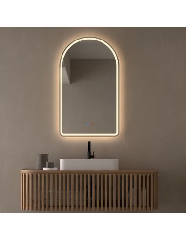 Espejo LED ACUEDUCTO Luz Frontal y Retroiluminada | LeonLeds