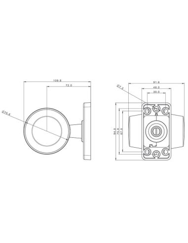 Feu de position LED FT-147 AB/C LED –...