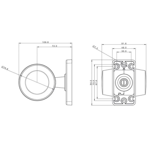 LED-Positionsleuchte FT-147 A B/C LED...